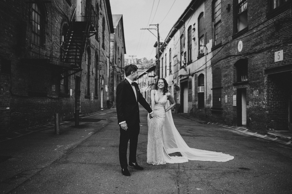 Industrial Chic Wedding New York Photographer