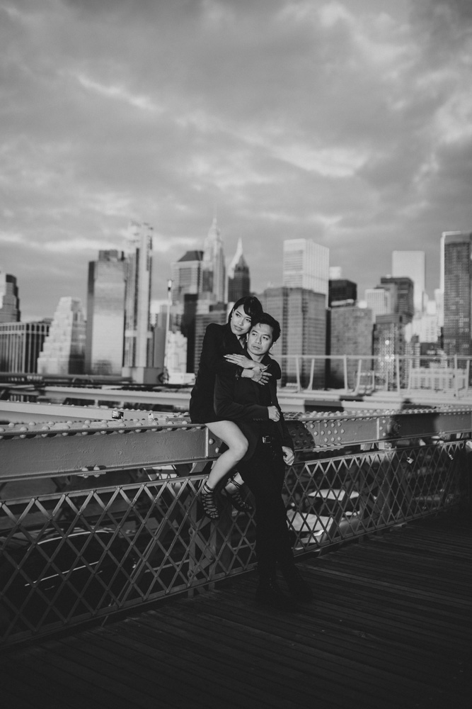 NYC elopement on Brooklyn Bridge
