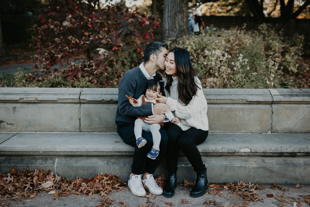 Fall family session in central park nyc