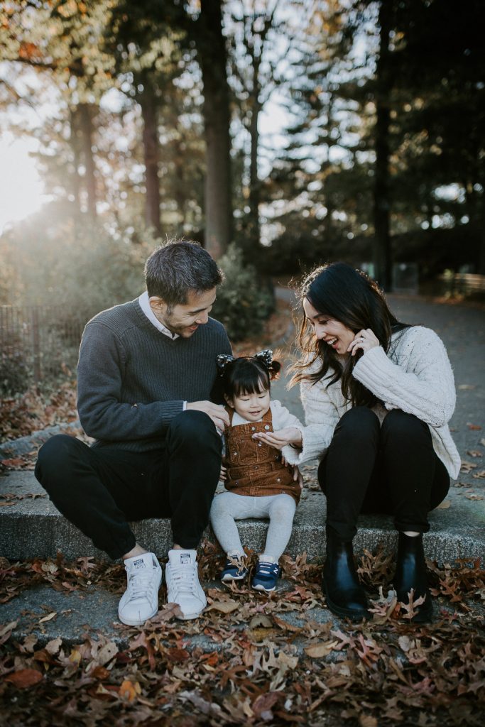 Fall family session in central park nyc