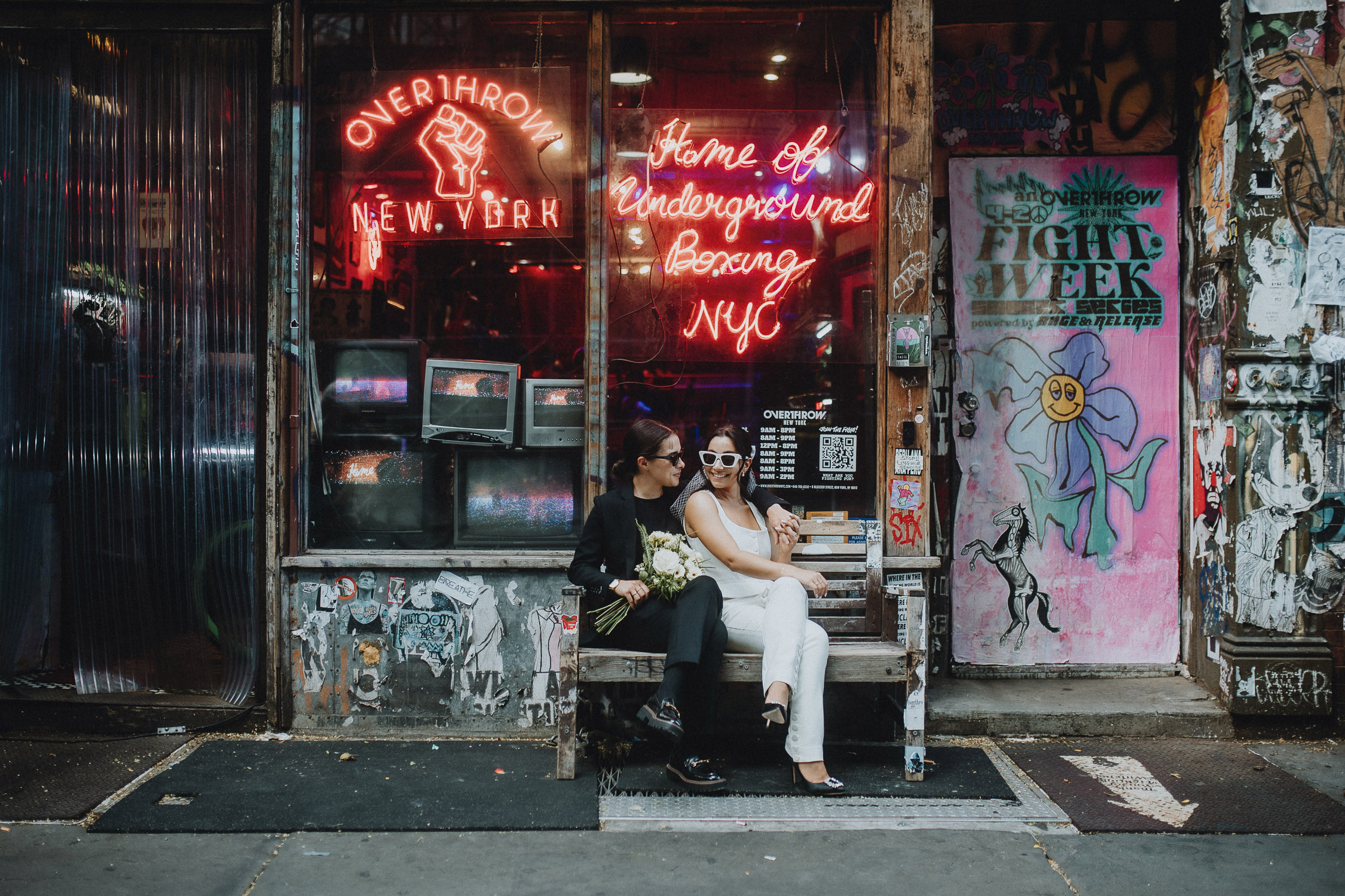 NYC elopement of lesbian couple