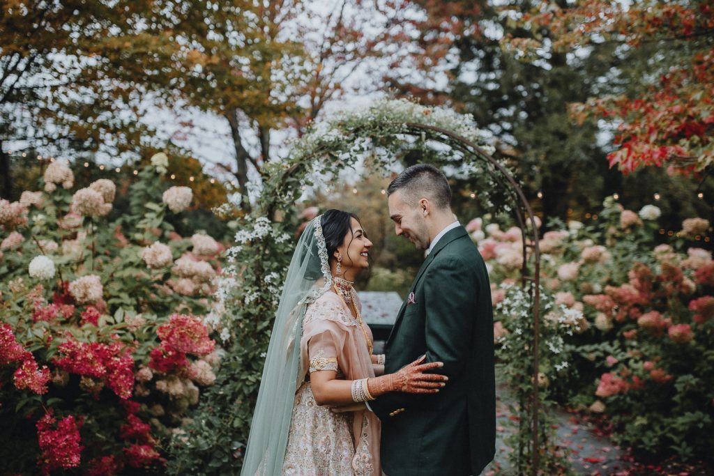 First look at fall wedding in the hudson valley