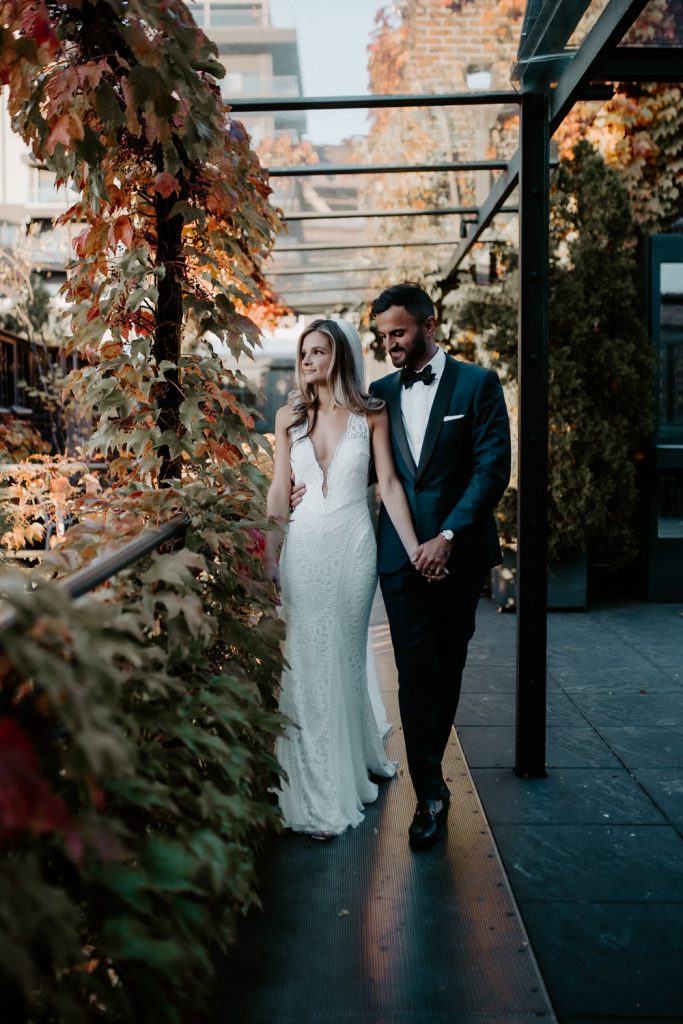 Fall wedding at the foundry - by Lucie B. Photo brooklyn wedding photographer