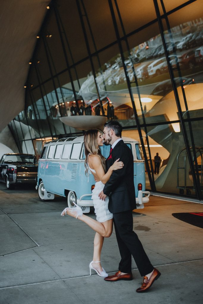 Engagement photoshoot at twa hotel in nyc