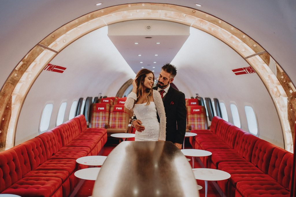 Engagement photoshoot at twa hotel in nyc